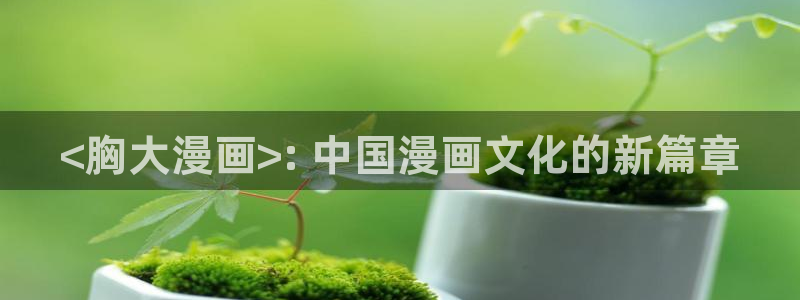 韩漫网站平台：<胸大漫画>: 中国漫画文化的新篇章
